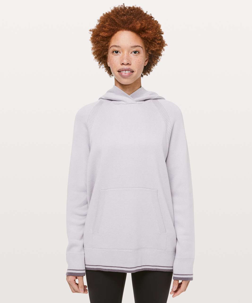 Lululemon Soothe Away Hoodie Sweater 4 GUC Stargaze Cashlu Spellout Womens  