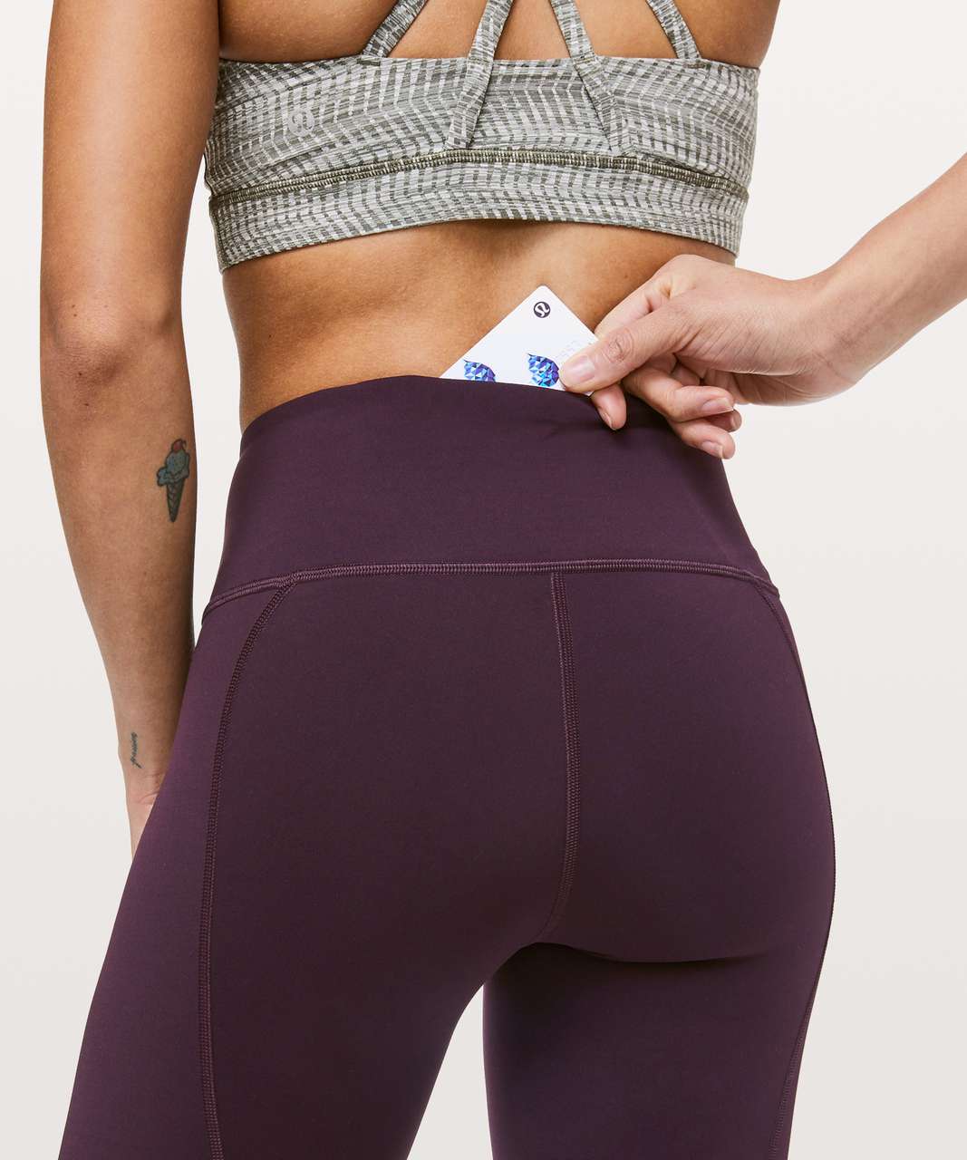 Lululemon To The Beat Tight *24" - Plum Shadow