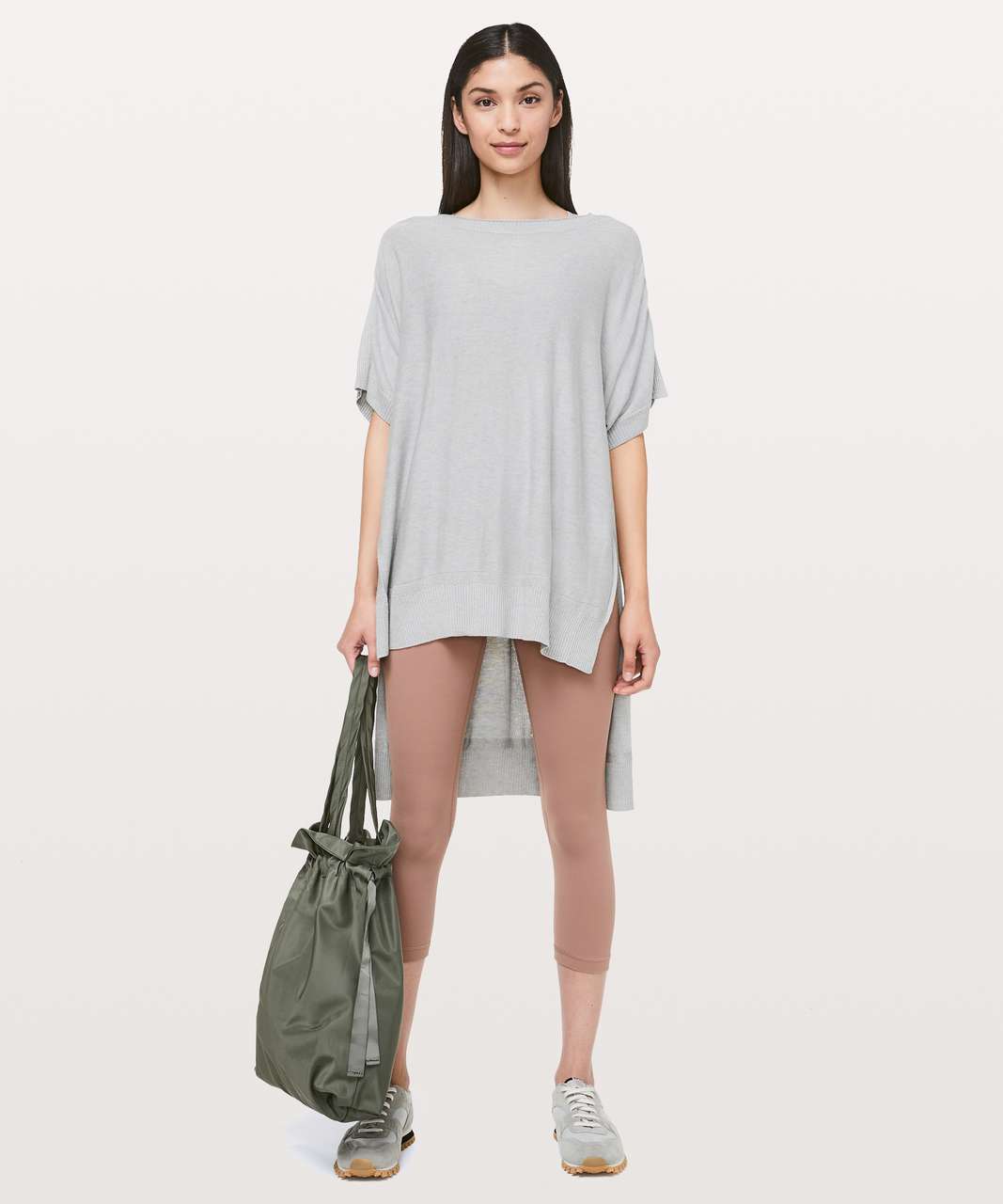 Lululemon Be At Ease Poncho - Heathered Silver Drop