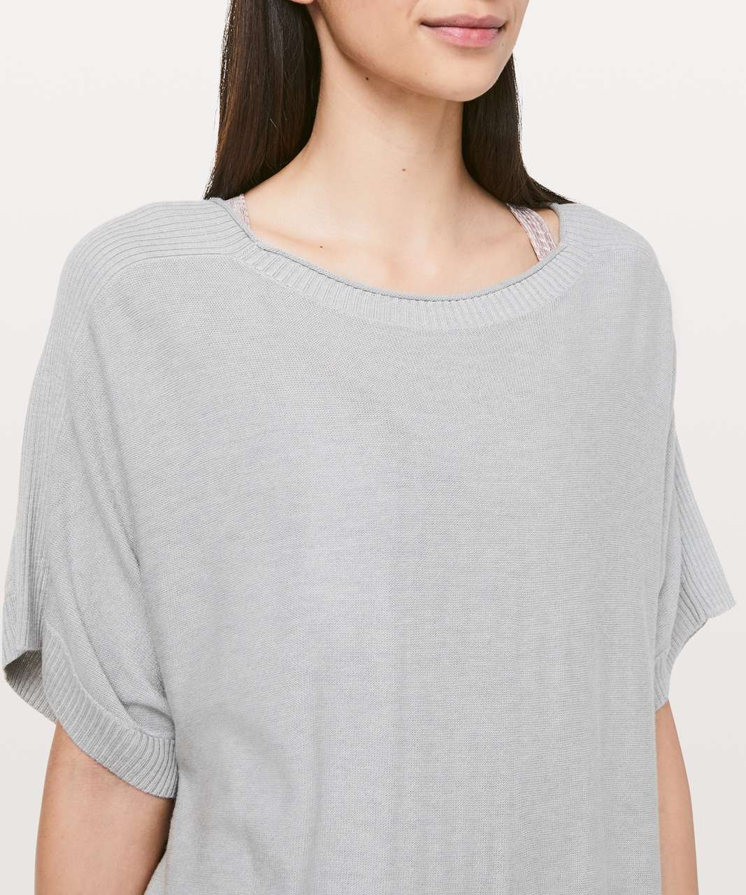 Lululemon Be At Ease Poncho - Heathered Silver Drop