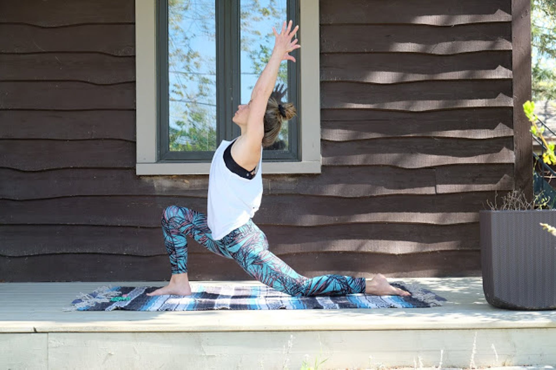 Lululemon High Times Pant - Palm Lace Tofino Teal Multi - lulu fanatics