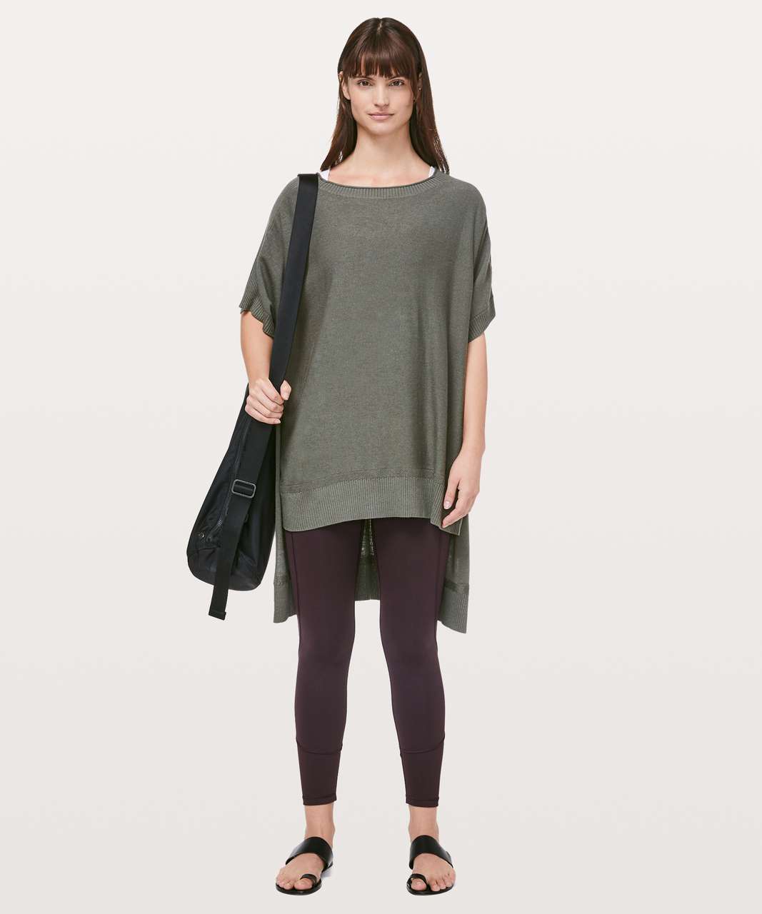 Lululemon Be At Ease Poncho - Grey Sage