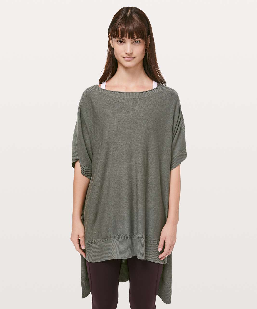 Lululemon Be At Ease Poncho - Grey Sage