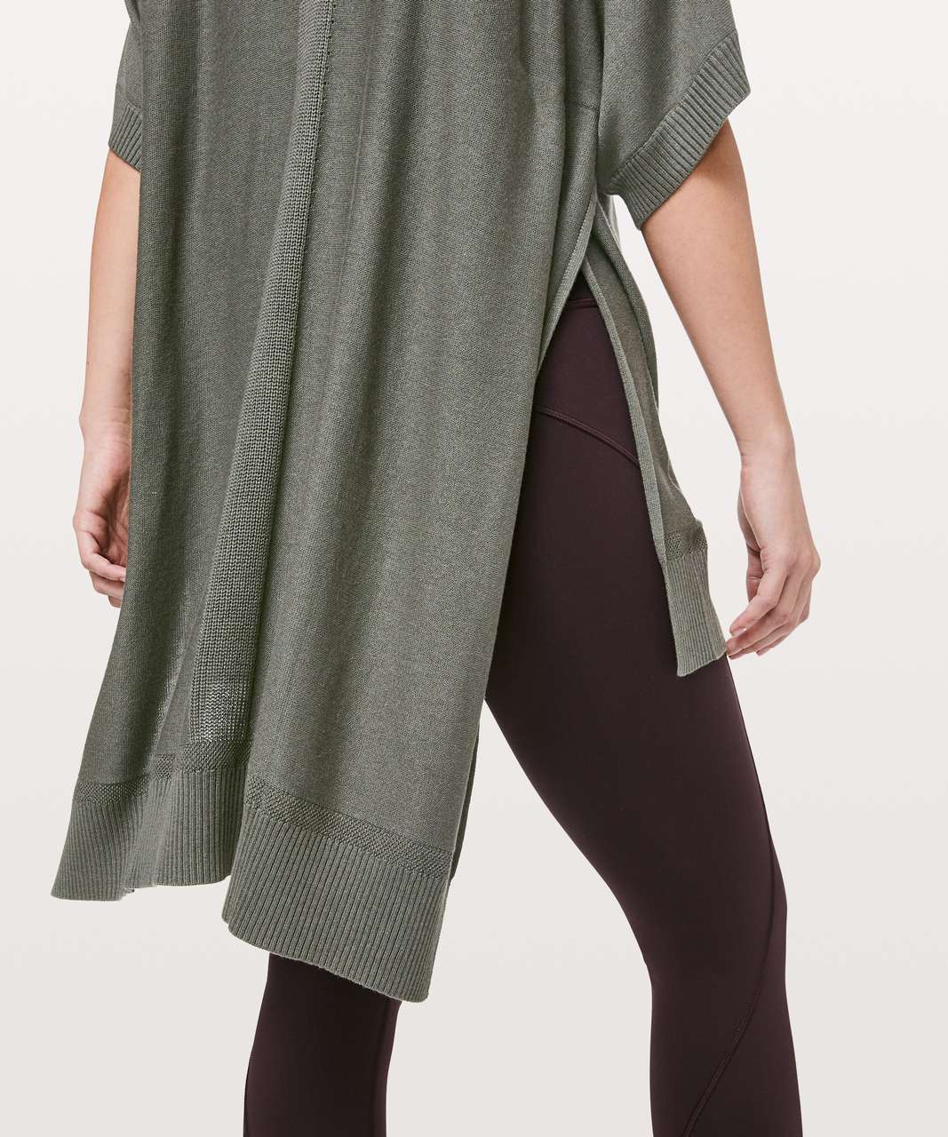 Lululemon Be At Ease Poncho - Grey Sage