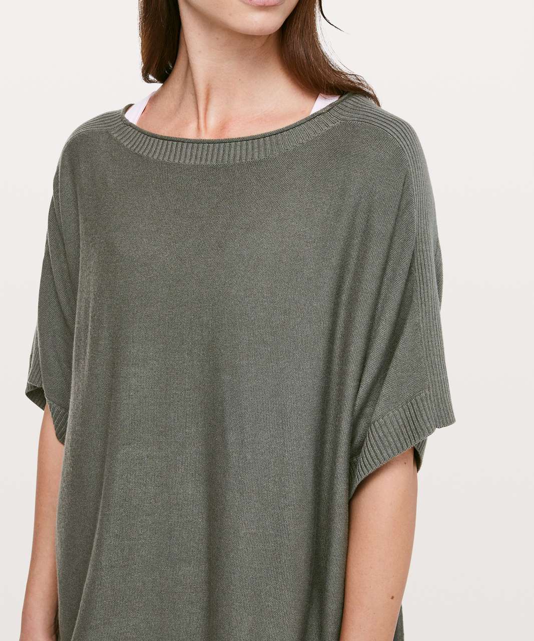 Lululemon Be At Ease Poncho - Grey Sage