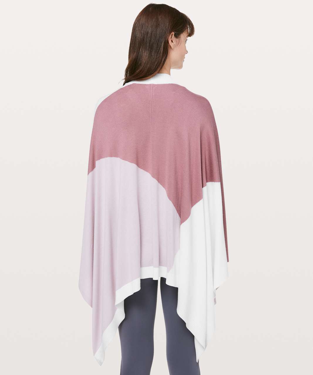 Lululemon Hatha Wrap - Quicksand / Misty Pink / White / Heathered Core Light Grey