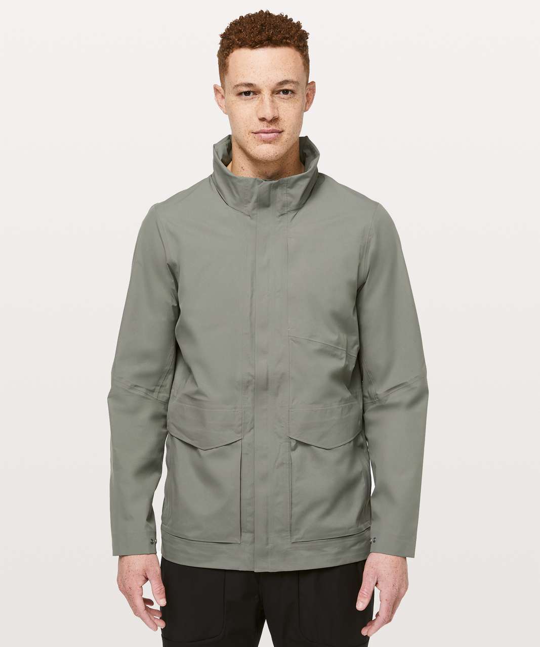 Lululemon Storm Field Jacket - Grey Sage - lulu fanatics