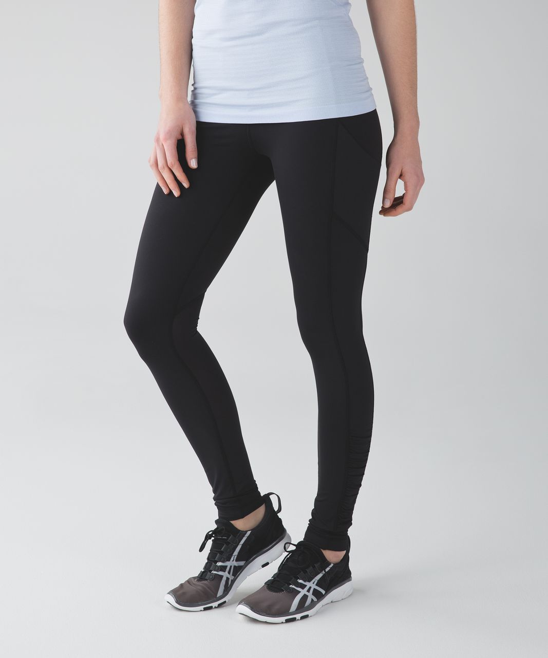 RARE Lululemon Reflective Speed Tight Frozen Fizz Black Size 4