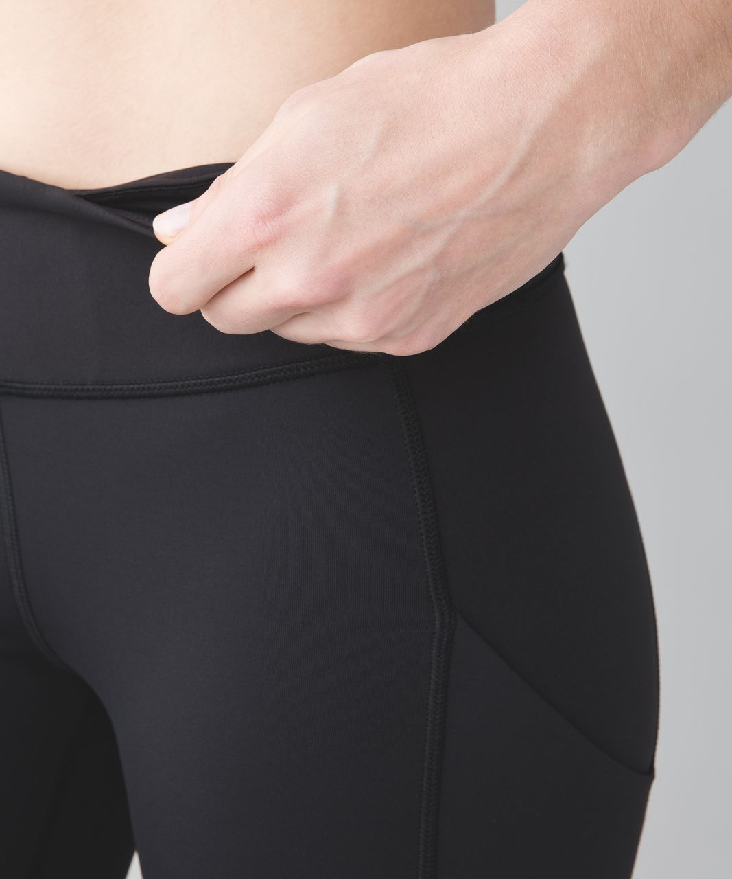 Lululemon Speed Tight Cozy High-Rise Ruched Ankle Leggings Zip Pocket Black  6 - $67 - From Pearl