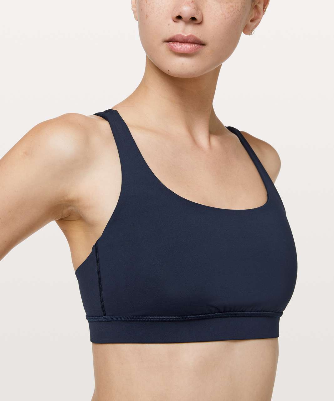 lululemon - Lululemon Energy Sports Bra In Navy Blue on Designer Wardrobe