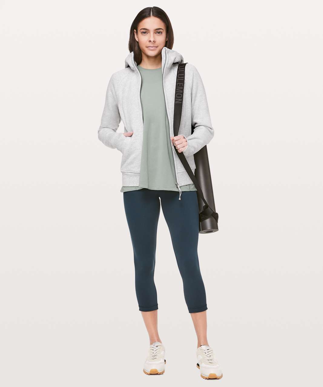 Lululemon Scuba Hoodie *Light Cotton Fleece - Heathered Core Ultra Light  Grey - lulu fanatics