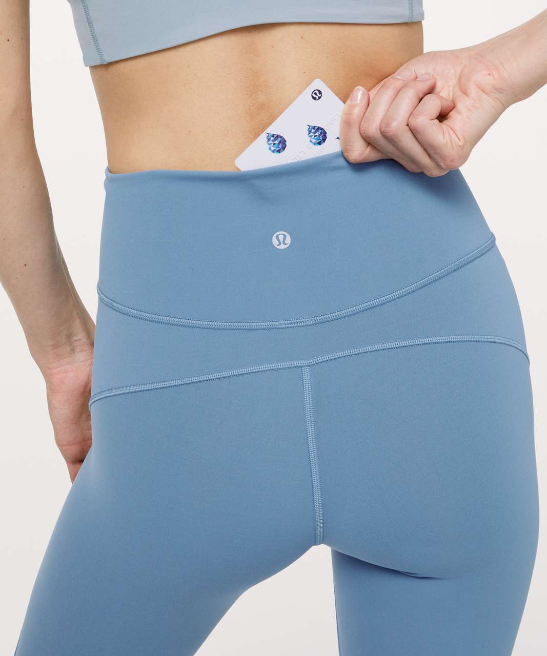 Lululemon In Movement Tight 25 *everlux In Utility Blue