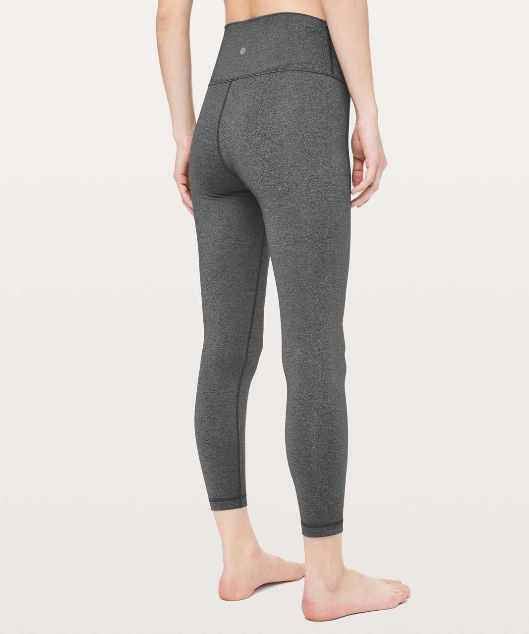 Lululemon Wunder Under Variegated Knit Black Heathered Black