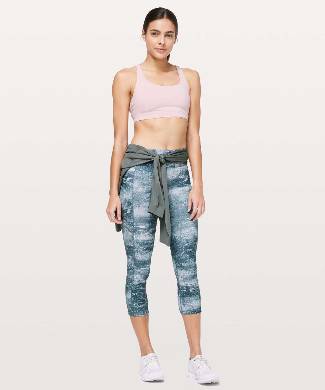 Lululemon Speed Up Crop *21" - Azurite Mint Tint Multi