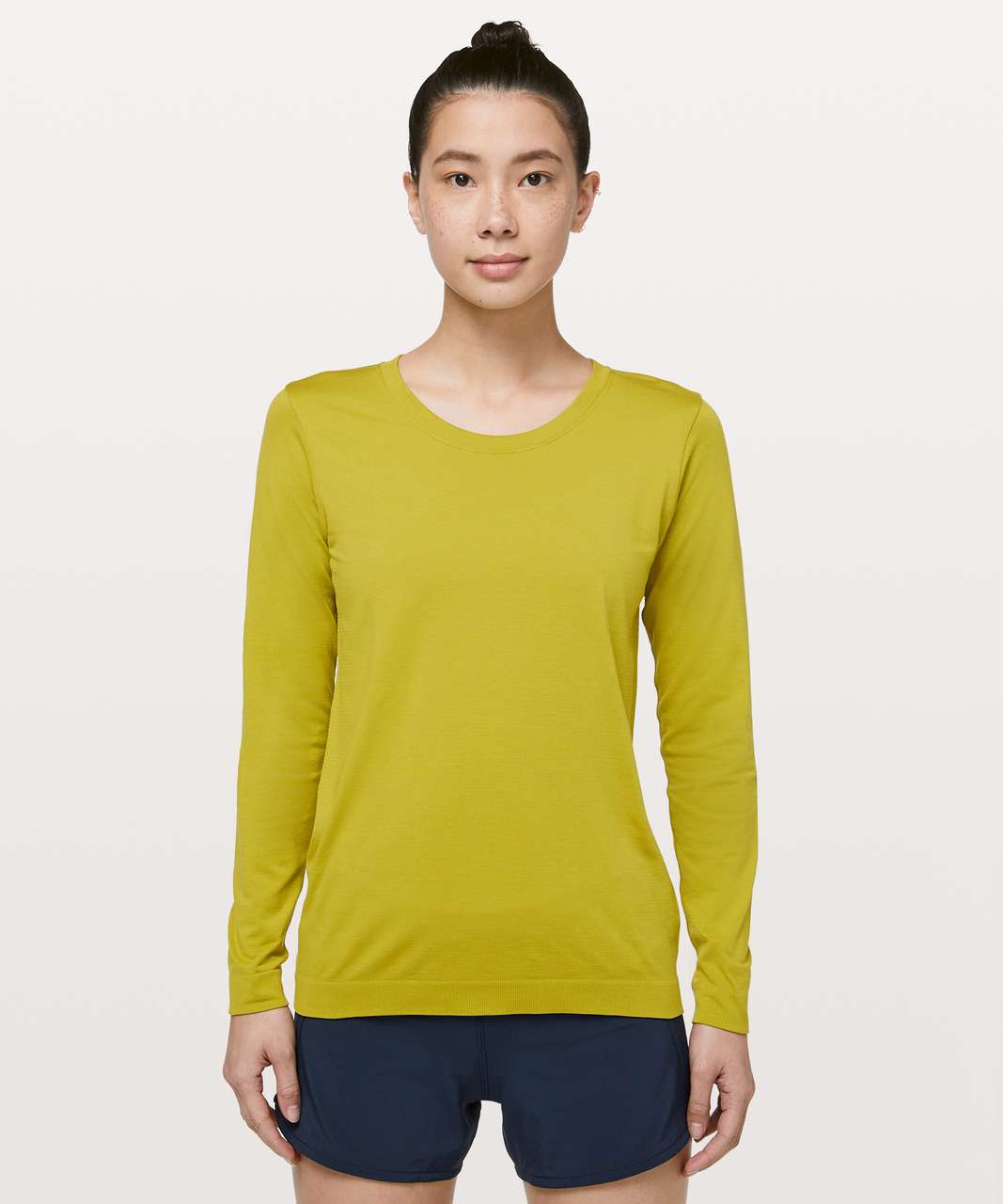 Lululemon Swiftly Tech Long Sleeve (Breeze) *Relaxed Fit - Golden Lime / Golden Lime