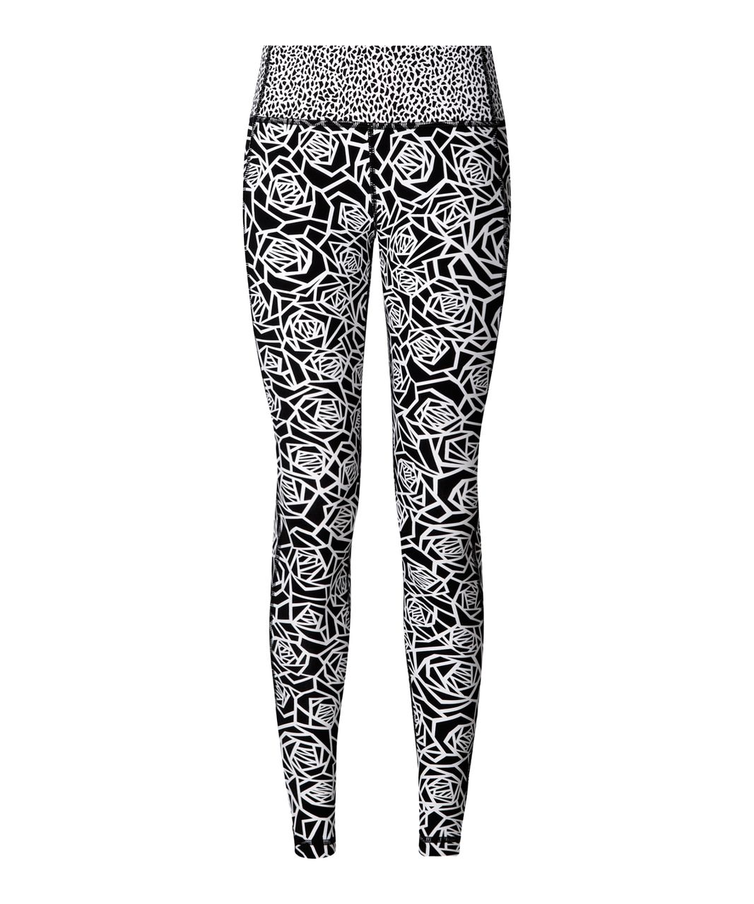 Lululemon Speed Tight IV - Posey White Black / White / Miss Mosaic White