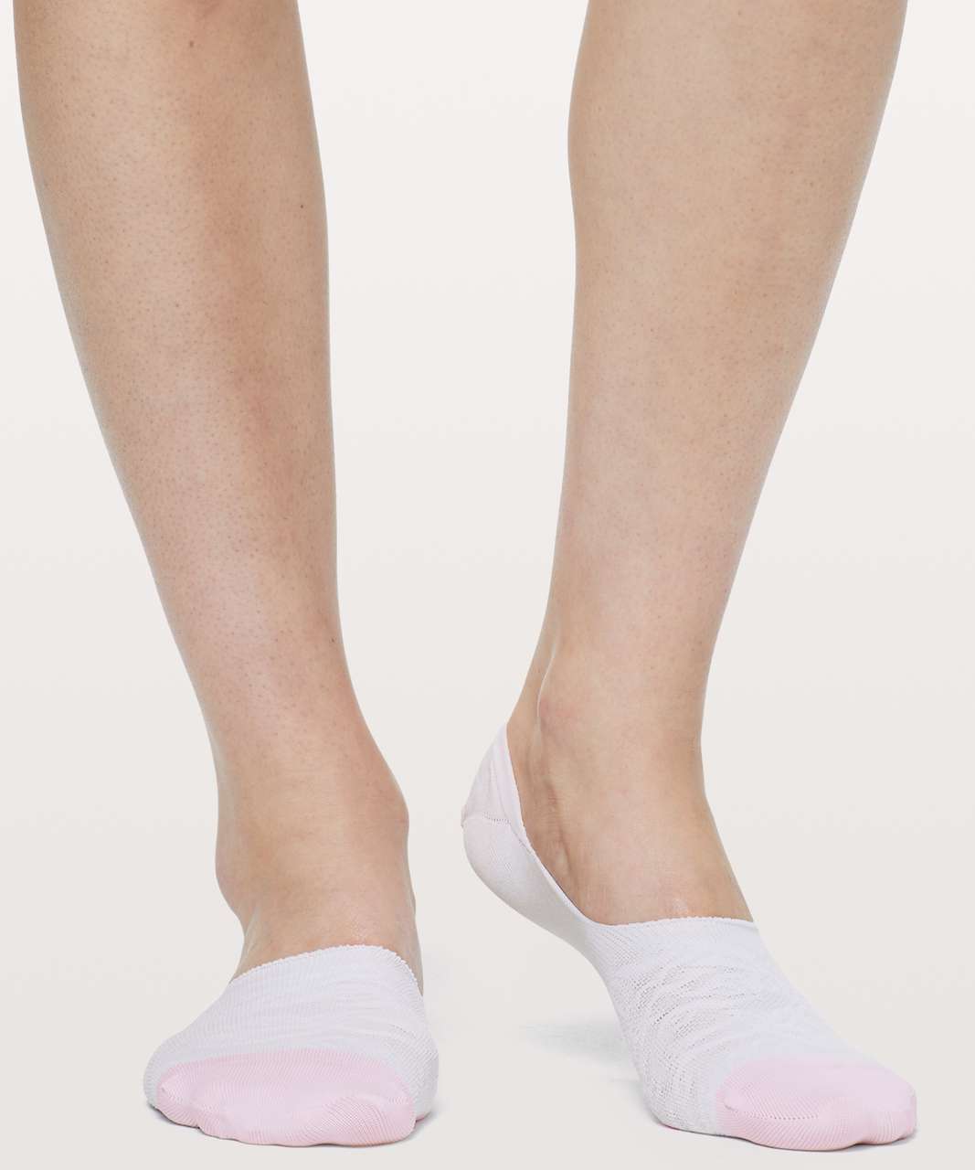 Lululemon Secret Sock - White / Pink Glow