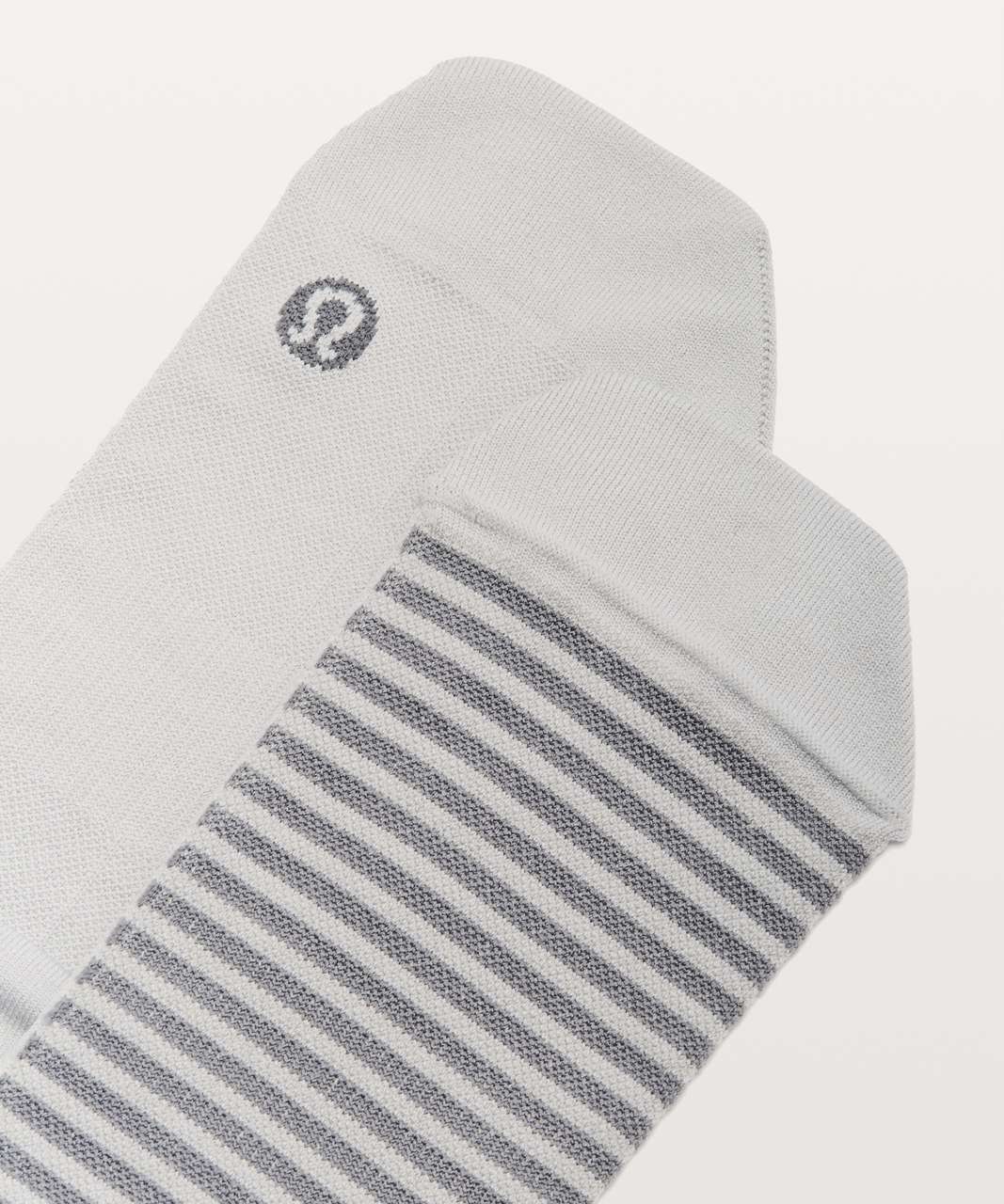 Lululemon Light Speed Sock *Silver - Sea Salt / Asphalt Grey