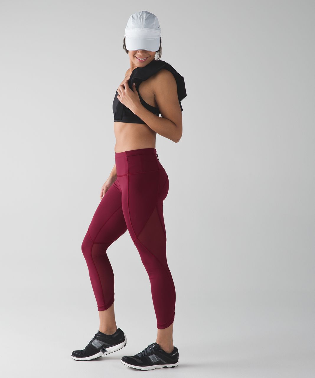 Lululemon Run With The Sun Tight - Rosewood