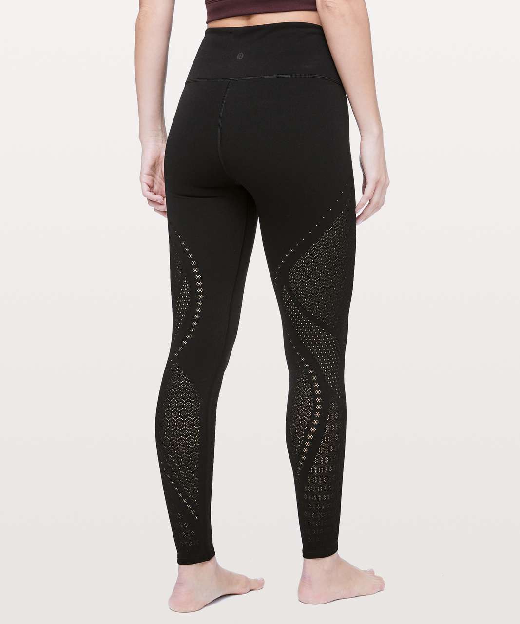 NEW LULULEMON Reveal Tight 28 Mesh Stripes 2 Marvel