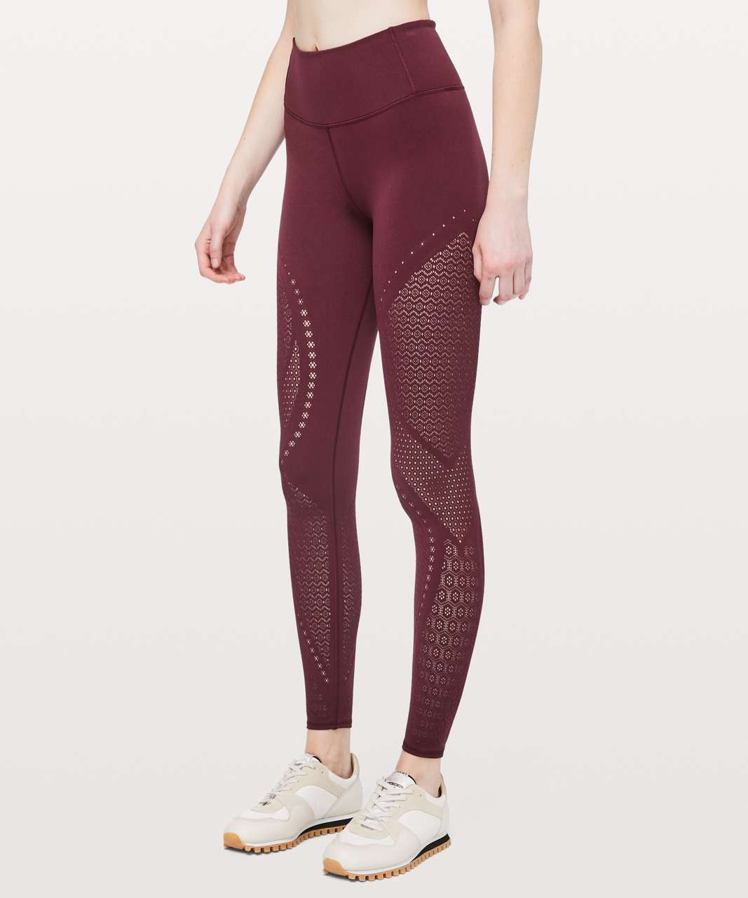 Lululemon Reveal Tight *Zen Expression - Black - lulu fanatics