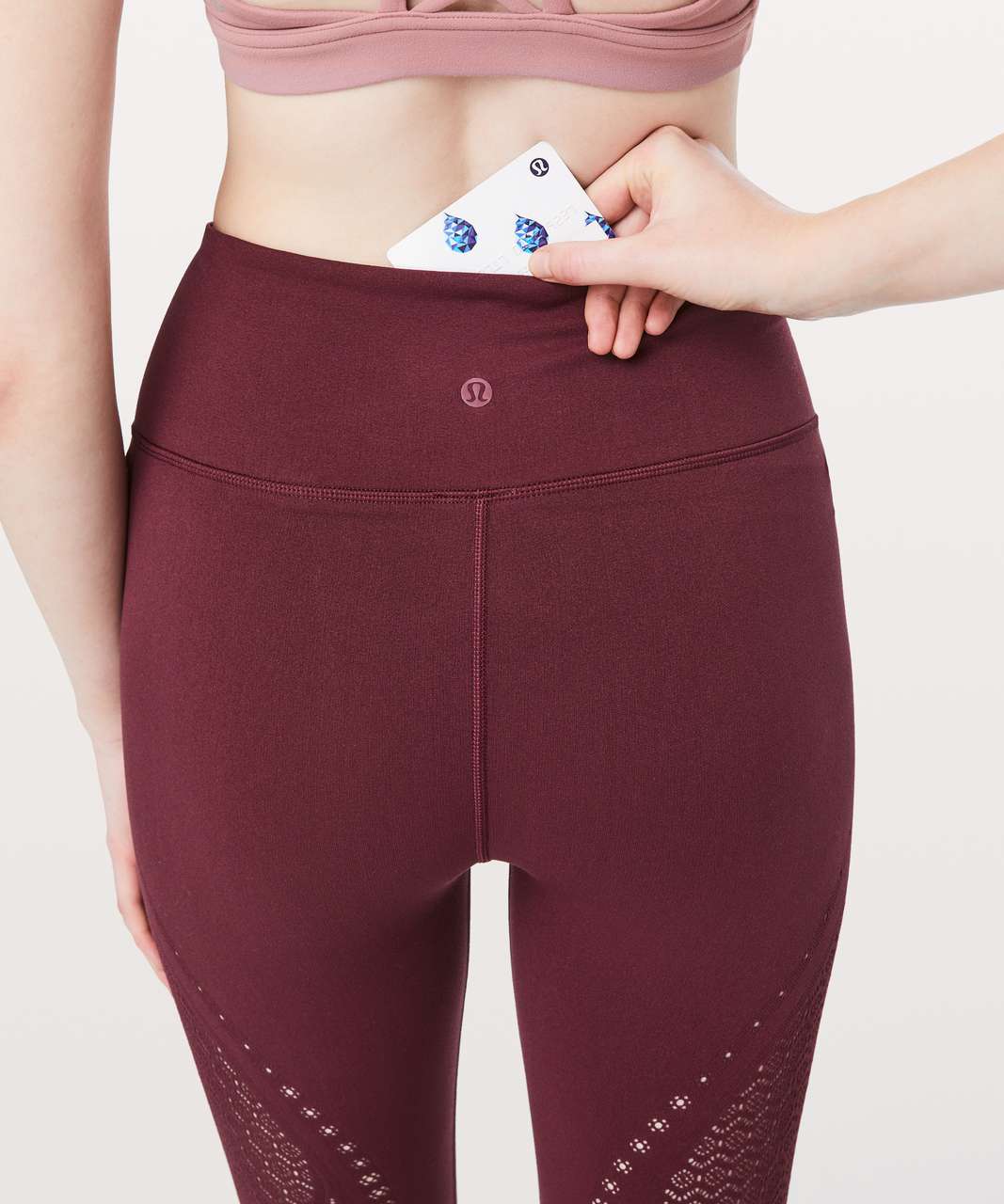 Lululemon Reveal Tight Interconnect *25.5 - Ruby Red - lulu fanatics