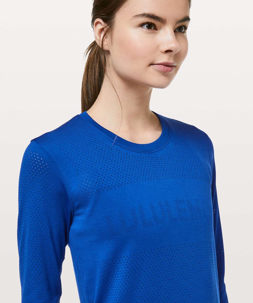 Lululemon Breeze By Long Sleeve *lululemon - Jet Stream / Jet Stream