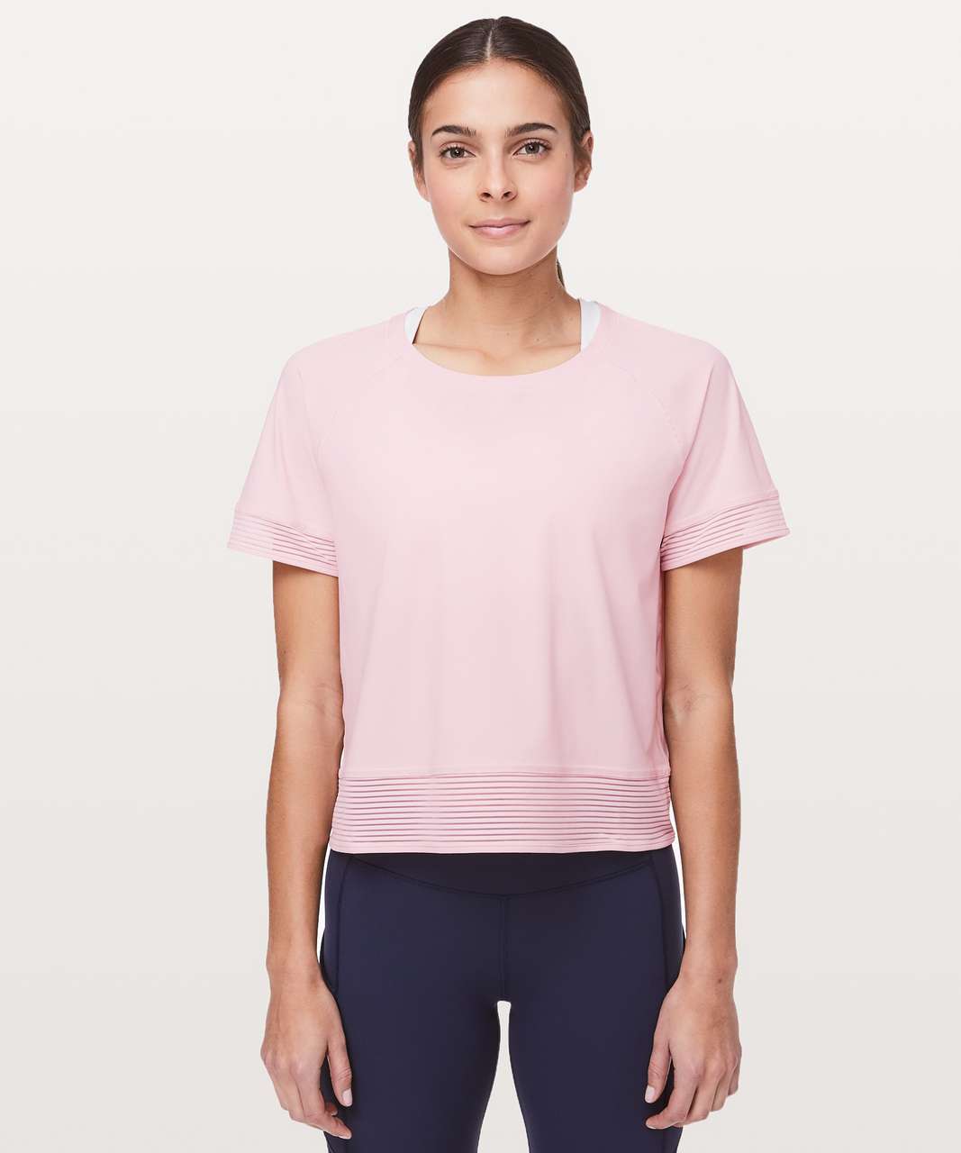 Lululemon Stripe In Stride Short Sleeve - Petals - lulu fanatics