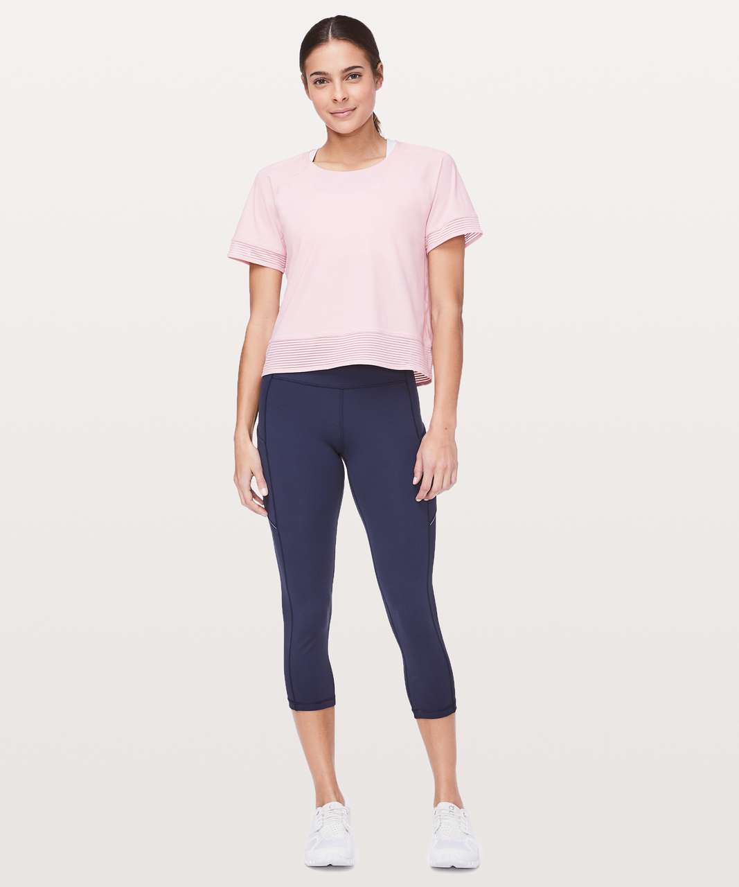 Lululemon Stripe In Stride Short Sleeve - Petals