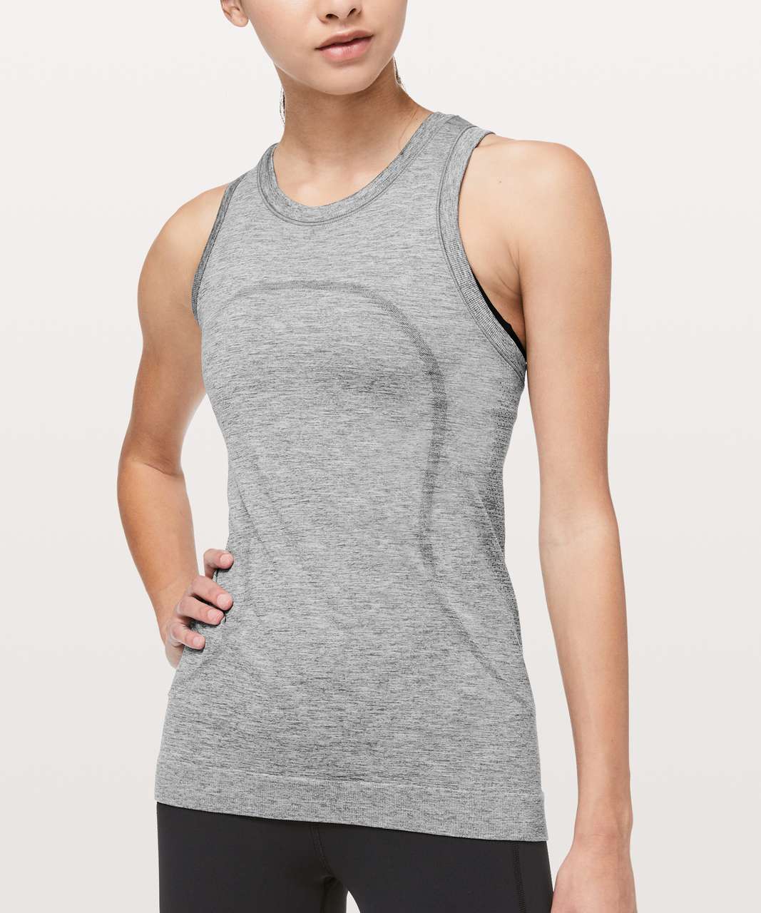 Lululemon Swiftly Breeze Tank - Slate / White