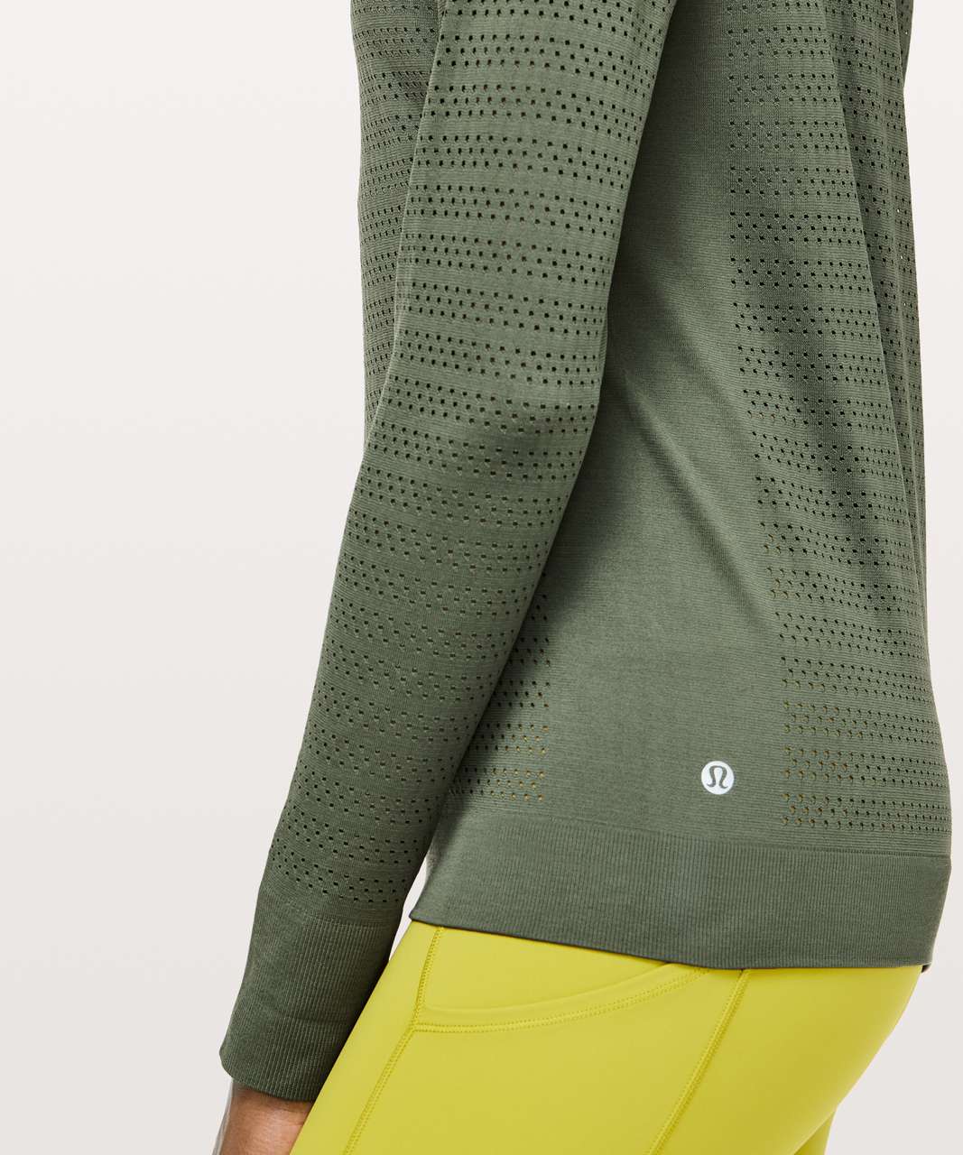 Lululemon Breeze By Long Sleeve *Squad - Barracks Green / Barracks Green