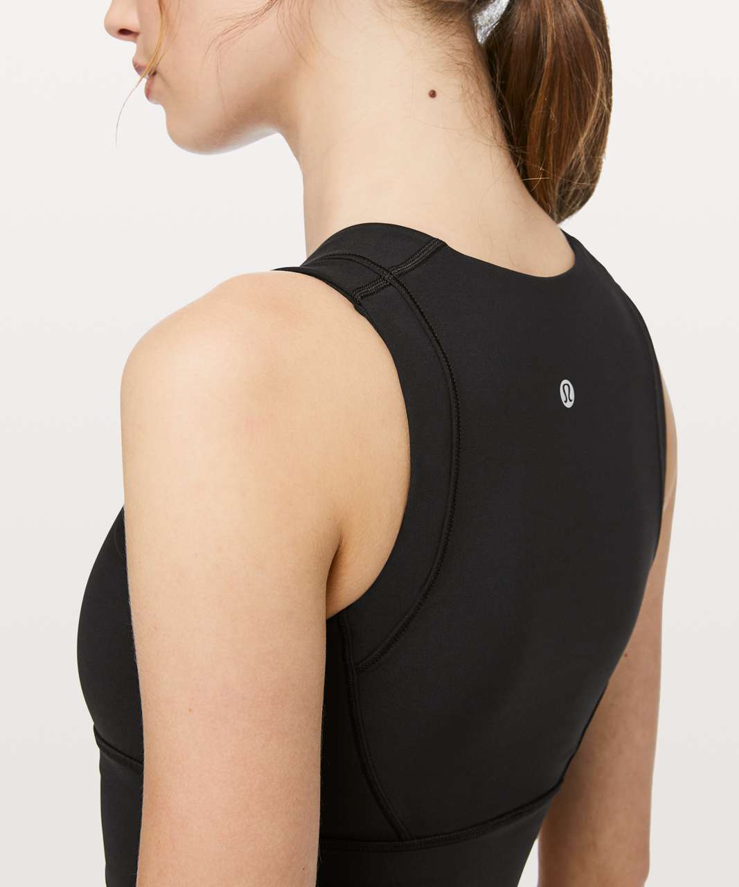 Lululemon Kick Serve Sweat Bra - Black - lulu fanatics