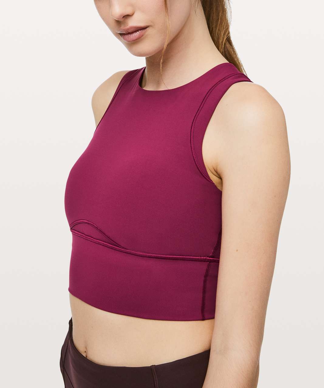 LULULEMON KICK SWERVE Sweat Bra Crop Top Size 12 £38.05 - PicClick UK