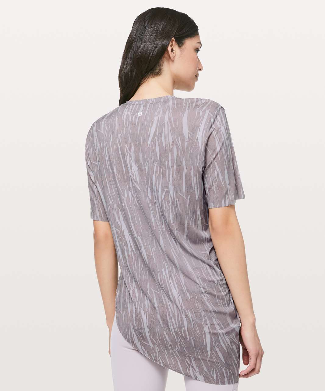 Lululemon Flutter Short Sleeve *lululemon lab - Crease Print Silky Multi