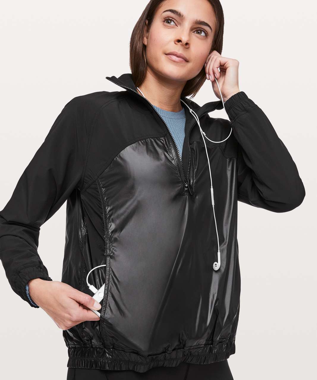 Lululemon All Roads 1/2 Zip - Black