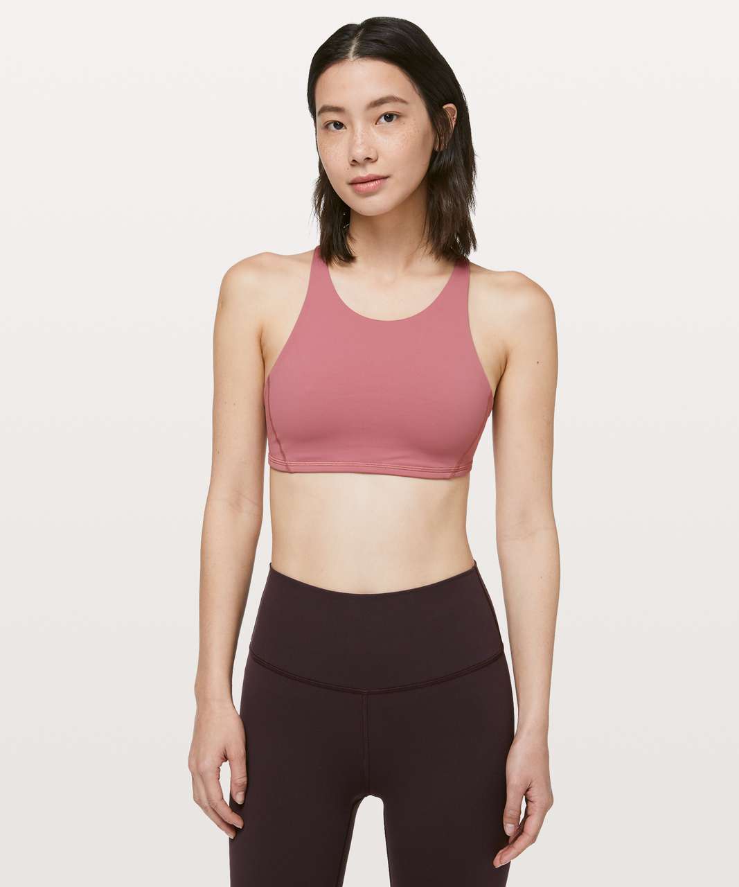 Lululemon Invigorate Bra - Heathered Black / Black - lulu fanatics