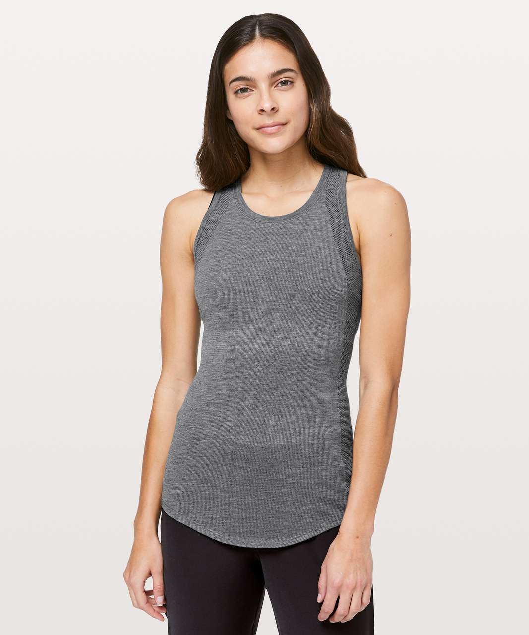 Lululemon Aerial Silk Tank - Black / White