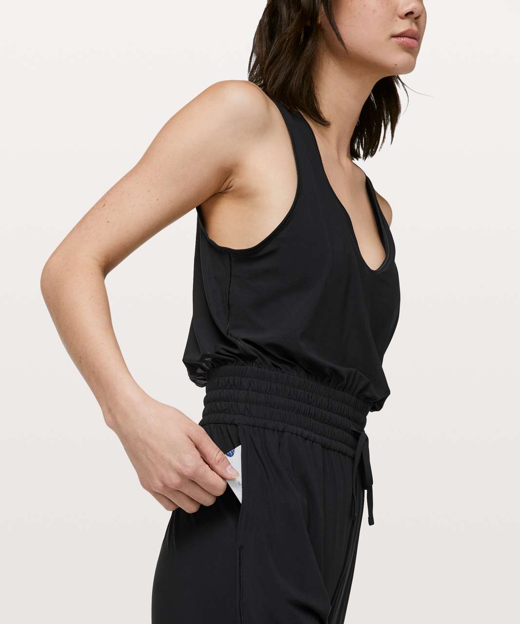 Lululemon Keep Cruising Jumpsuit - Black - lulu fanatics