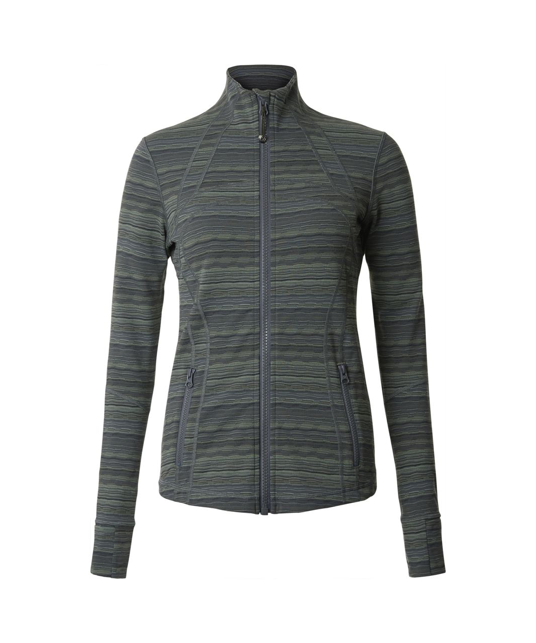 Lululemon Define Jacket - Space Dye Twist Dark Slate Fatigue Green