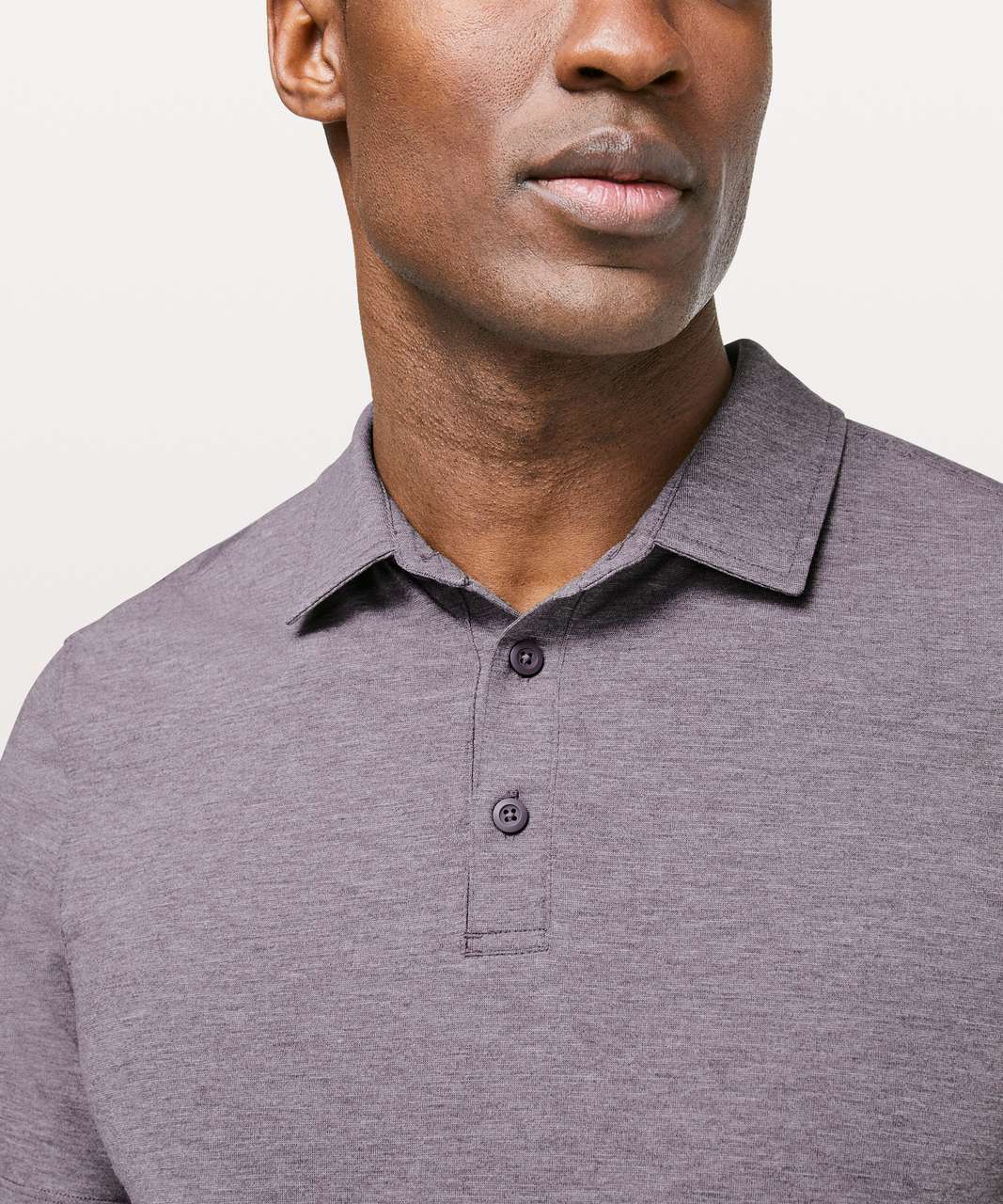 Lululemon Evolution Polo - Heathered Graphite Purple