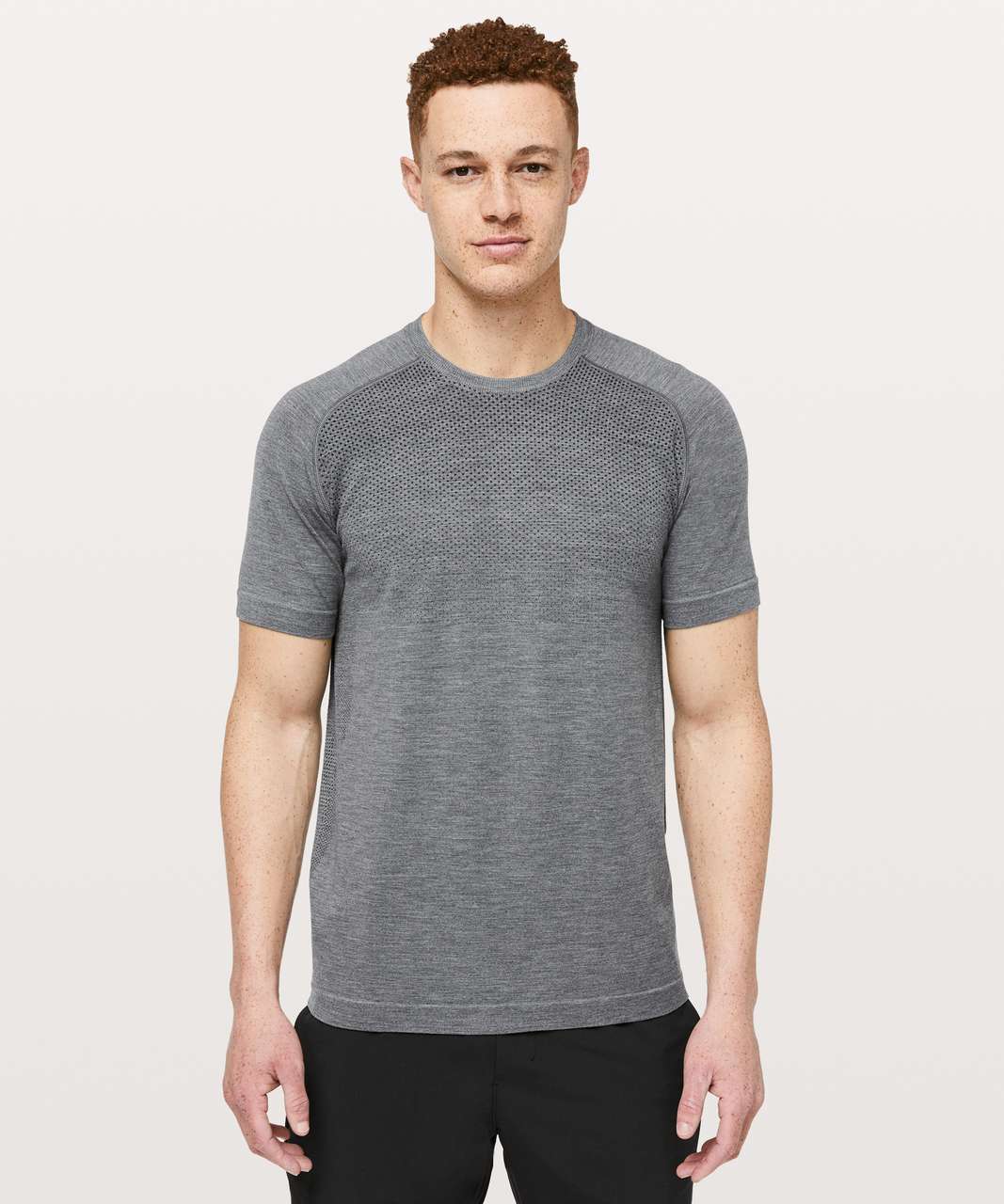 Lululemon Dry Flight Short Sleeve - Black / White