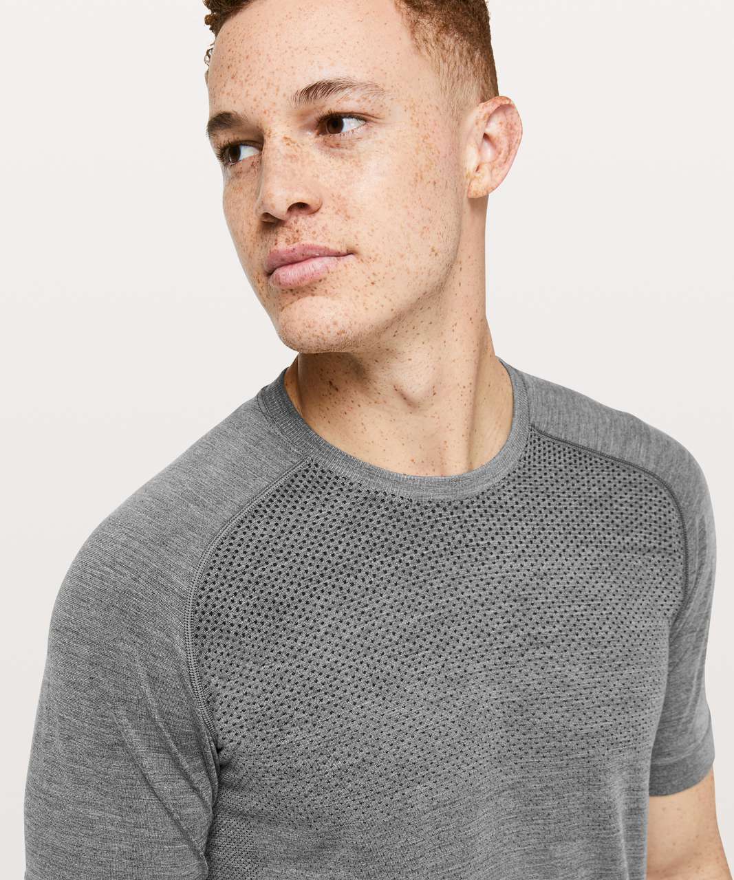 Lululemon Dry Flight Short Sleeve - Black / White