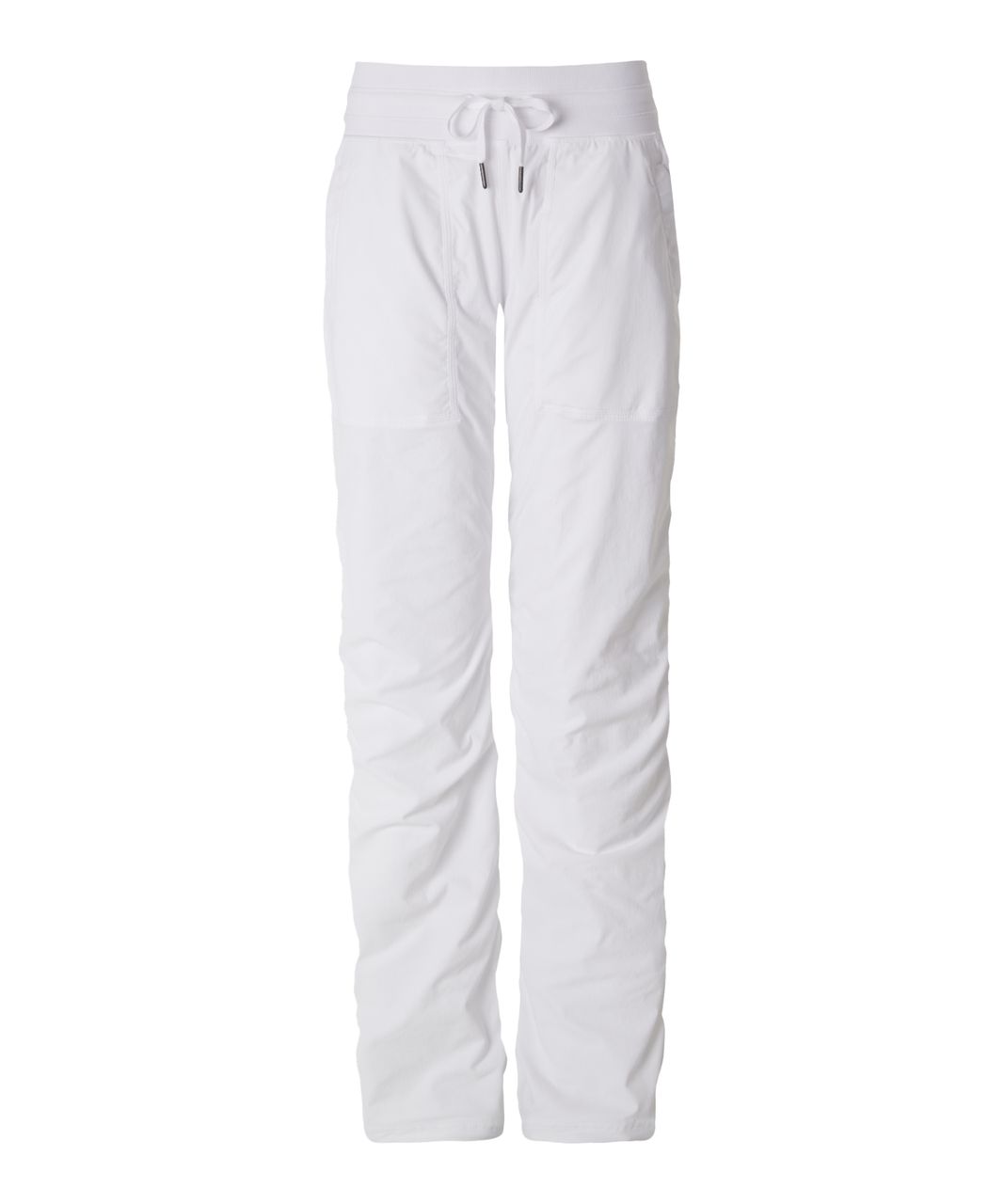 LULULEMON SIZE 2 White Dance Studio Crop Lined Pants Cinched Hem £16.49 -  PicClick UK