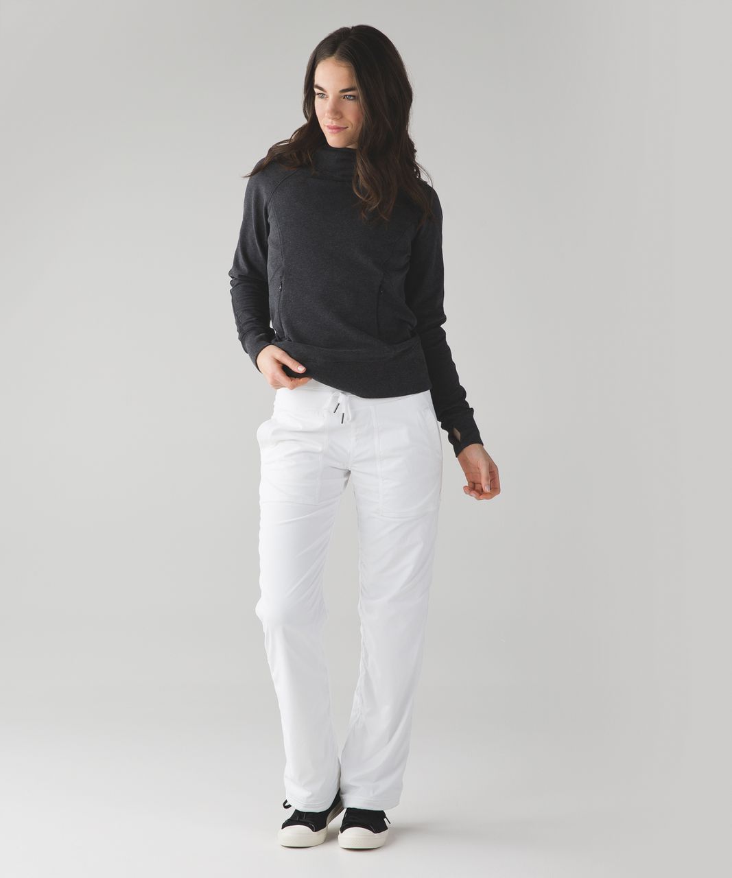 Lululemon Studio Pant III (Regular) - White - lulu fanatics