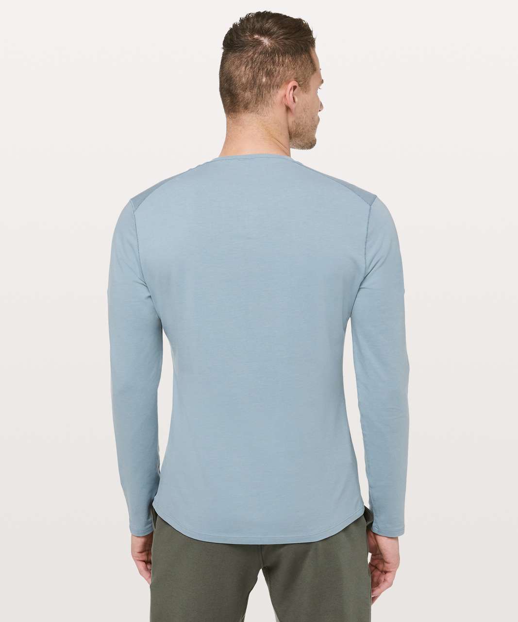 Lululemon 5 Year Basic Long Sleeve - Heathered Medium Grey - lulu fanatics