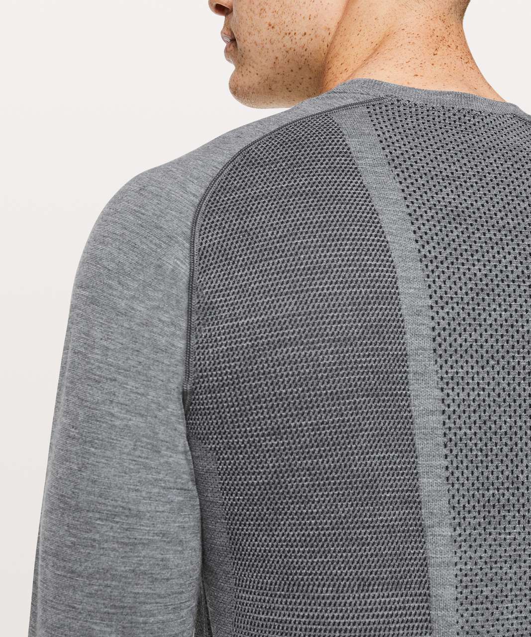 Lululemon Dry Flight Long Sleeve - Black / White