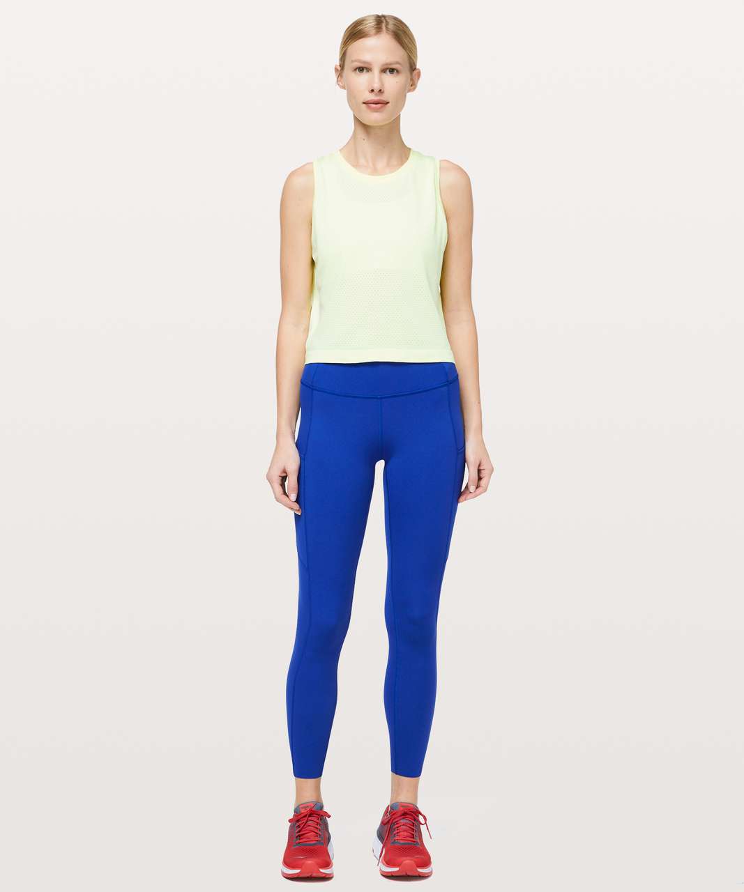 Lululemon Fast & Free 7/8 Tight (Nulux 25) - Jet Stream - lulu fanatics