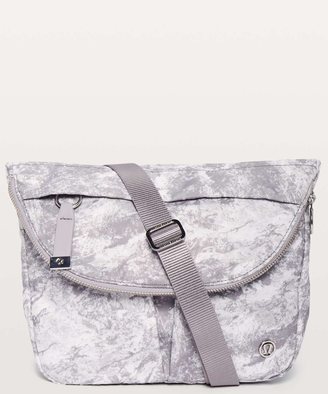 Lululemon All Night Festival Bag *5L - Washed Marble Alpine White  Silverscreen - lulu fanatics