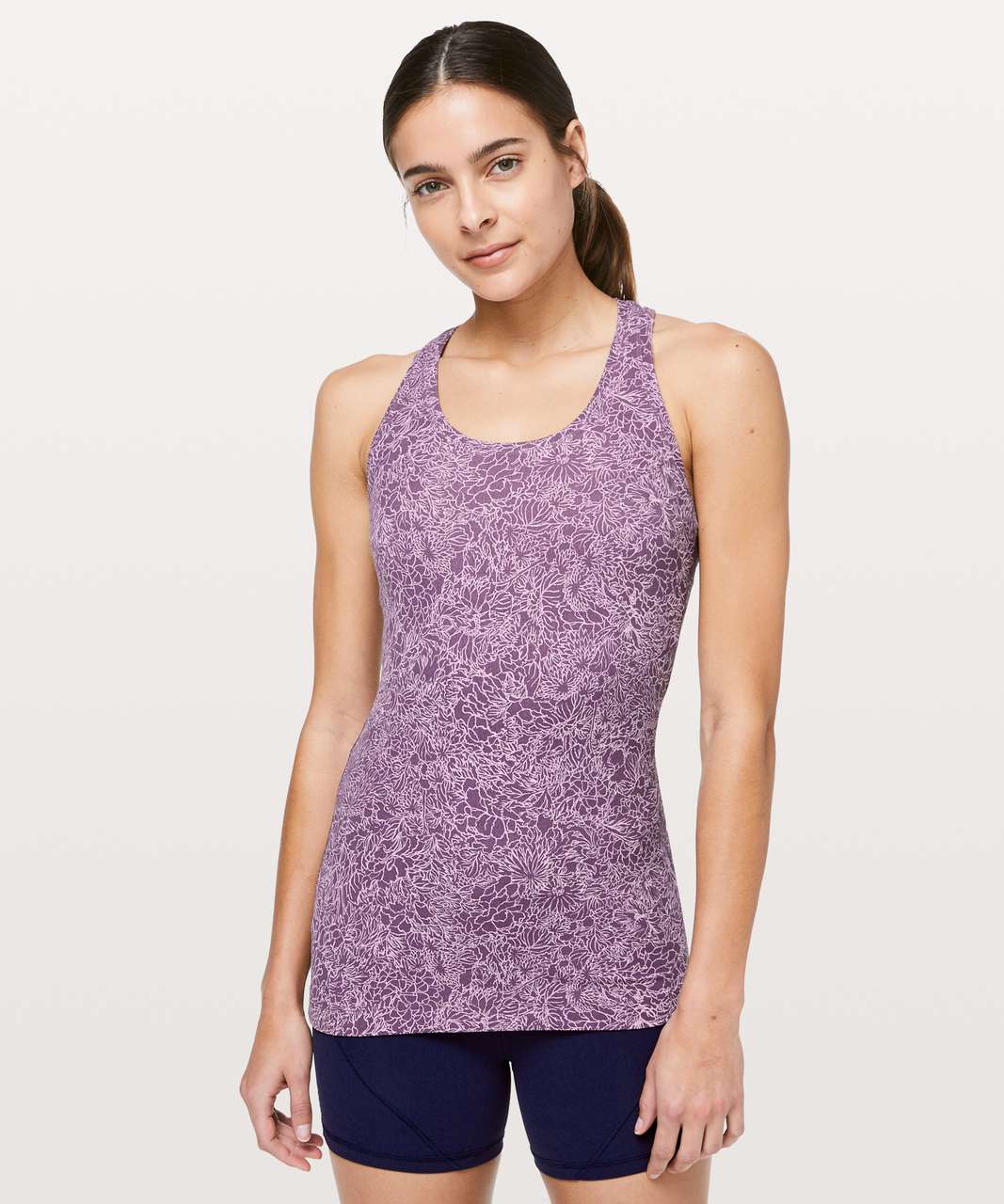 Lululemon Cool Racerback II *Nulu - Arabesque Antoinette Smoky Quartz