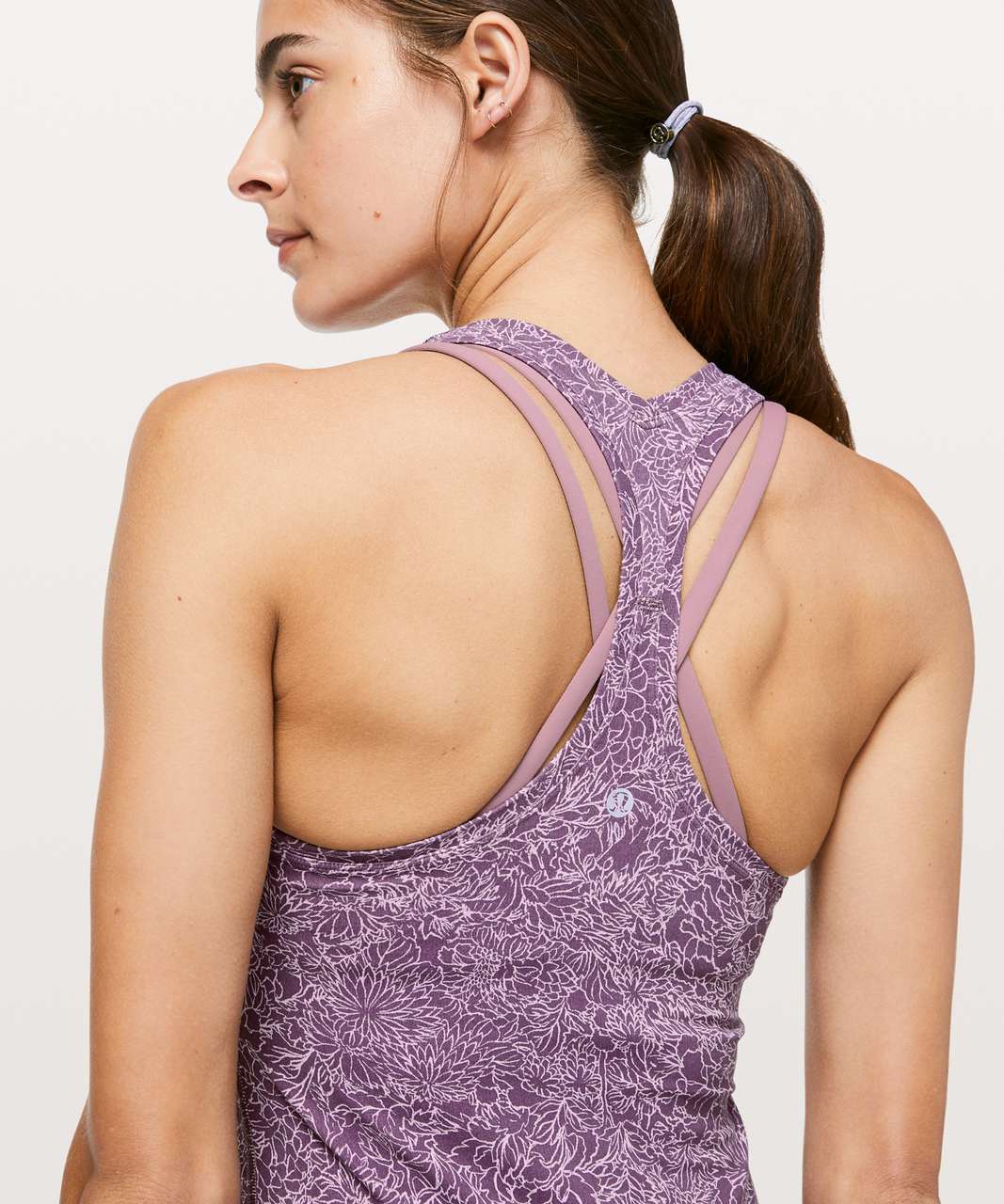 Lululemon Cool Racerback II *Nulu - Arabesque Antoinette Smoky Quartz